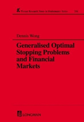 Generalized Optimal Stopping Problems and Financial Markets book