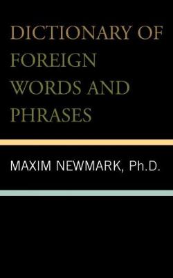 Dictionary of Foreign Words and Phrases book