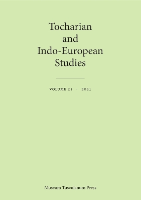 Tocharian and Indo-European Studies 21 book