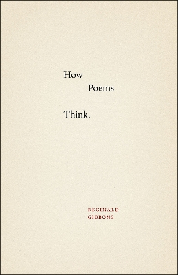 How Poems Think book