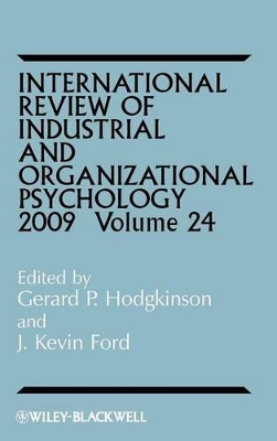 International Review of Industrial and Organizational Psychology 2009 book