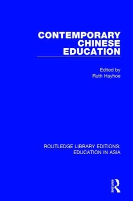 Contemporary Chinese Education book
