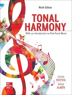 Workbook for Tonal Harmony by Stefan Kostka