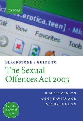 Blackstone's Guide to the Sexual Offences Act 2003 book