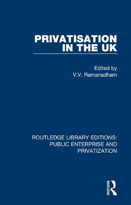 Privatisation in the UK book
