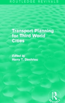 Transport Planning for Third World Cities book