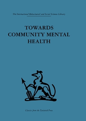 Towards Community Mental Health book