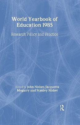 World Yearbook of Education by John Nisbet