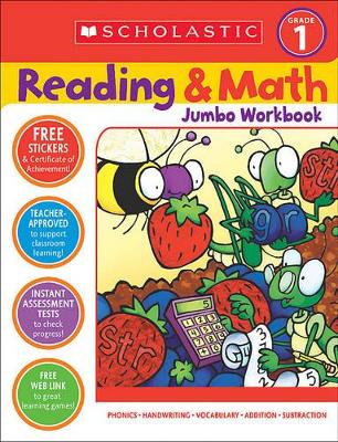 Reading & Math Jumbo Workbook: Grade 1 book