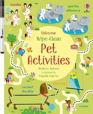 Wipe-Clean Pet Activities by Kirsteen Robson