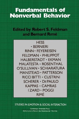 Fundamentals of Nonverbal Behavior book