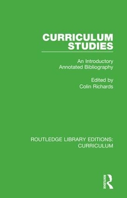 Curriculum Studies: An Introductory Annotated Bibliography book