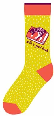 Curled Up with a Good Book Socks book