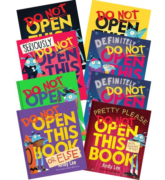 Do Not Open This Book: Set of 8 Books book