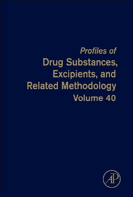 Profiles of Drug Substances, Excipients and Related Methodology by Harry G. Brittain