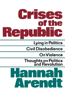 Crises of the Republic book