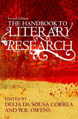 The Handbook to Literary Research book