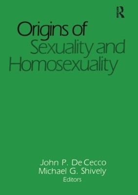 Origins of Sexuality and Homosexuality book