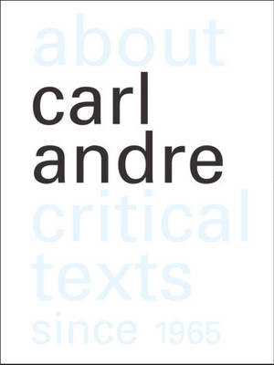 About Carl Andre book