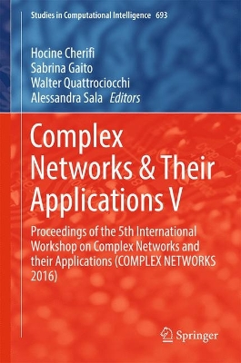 Complex Networks & Their Applications V book