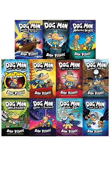 Dog Man Set of 11 book