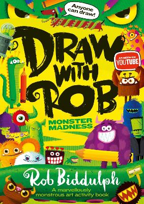 Draw With Rob: Monster Madness book