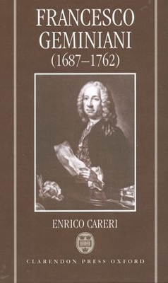 Francesco Geminiani (1687-1762) book