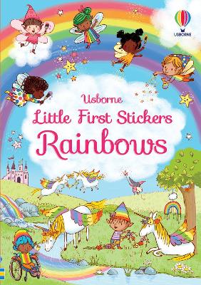 Little First Stickers Rainbows book