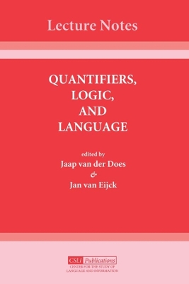 Quantifiers, Logic and Language book