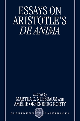 Essays on Aristotle's De Anima book