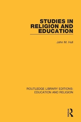 Studies in Religion and Education book