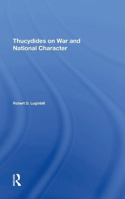 Thucydides On War And National Character book