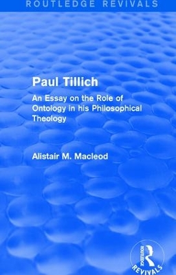 : Paul Tillich (1973) by Alistair Macleod