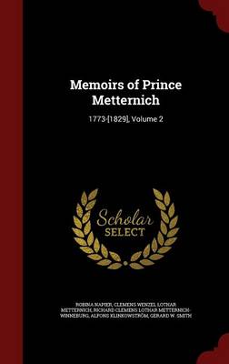 Memoirs of Prince Metternich book
