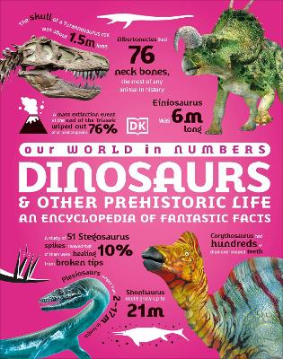 Our World in Numbers Dinosaurs and Other Prehistoric Life: An Encyclopedia of Fantastic Facts by DK