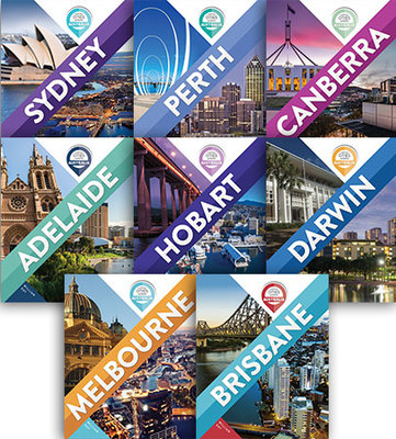 Capital Cities Across Australia - Set of 8 book