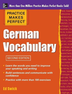 Practice Makes Perfect German Vocabulary book