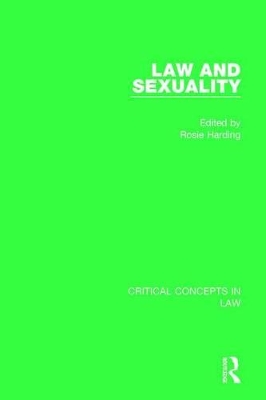 Law and Sexuality by Rosie Harding
