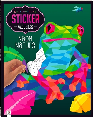 Kaleidoscope Sticker Mosaics: Neon Nature by 