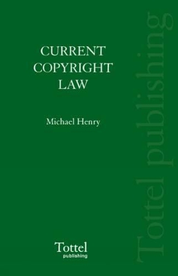 Current Copyright Law book