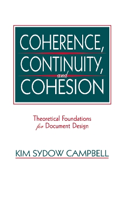 Coherence, Continuity and Cohesion book