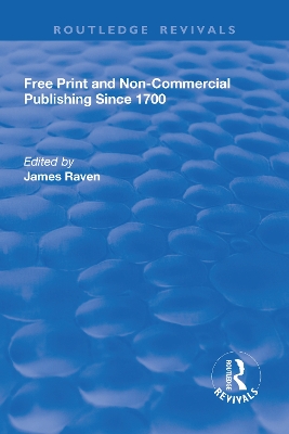 Free Print and Non-Commercial Publishing Since 1700 by James Raven