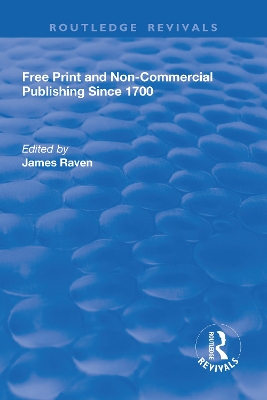 Free Print and Non-Commercial Publishing Since 1700 book