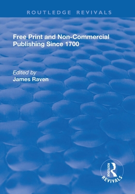 Free Print and Non-commercial Publishing Since 1700 book