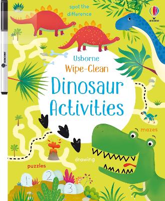 Wipe-Clean Dinosaur Activities book