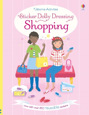 Sticker Dolly Dressing Shopping book