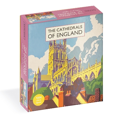 Brian Cook's Cathedrals of England Jigsaw Puzzle: 1000-piece jigsaw puzzle book