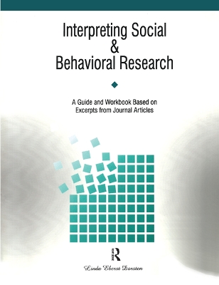 Interpreting Social and Behavioral Research book