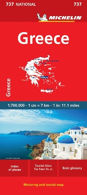 Greece - Michelin National Map 737: Map by Michelin