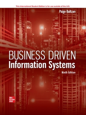 Business Driven Information Systems ISE by Paige Baltzan